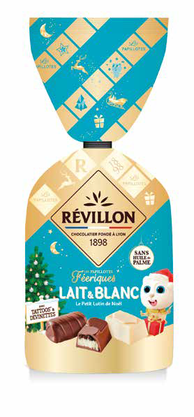 Féériques Le petit lutin de noël, Lait & Blanc - Révillon Chocolatier -  Chocolats de Pâques et de Noël
